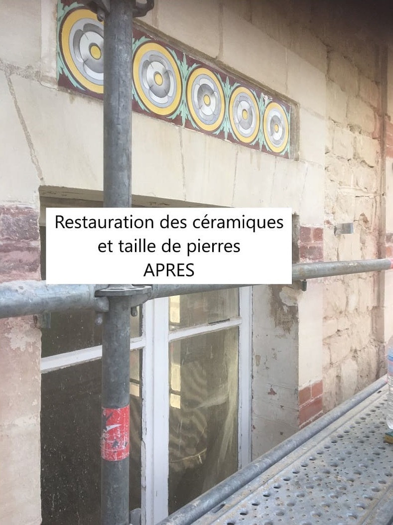 Restauration des céramiques après